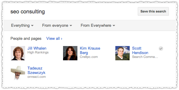 googleplus-seo-consulting Google+ SEO Consulting Results