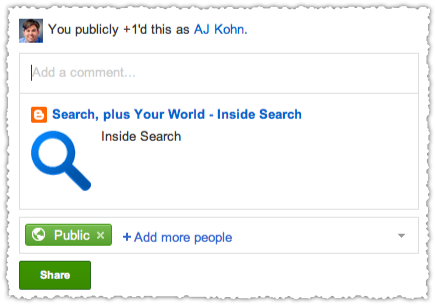googleplus-snippet-optimization-google +1 Button Optimization Gone Wrong